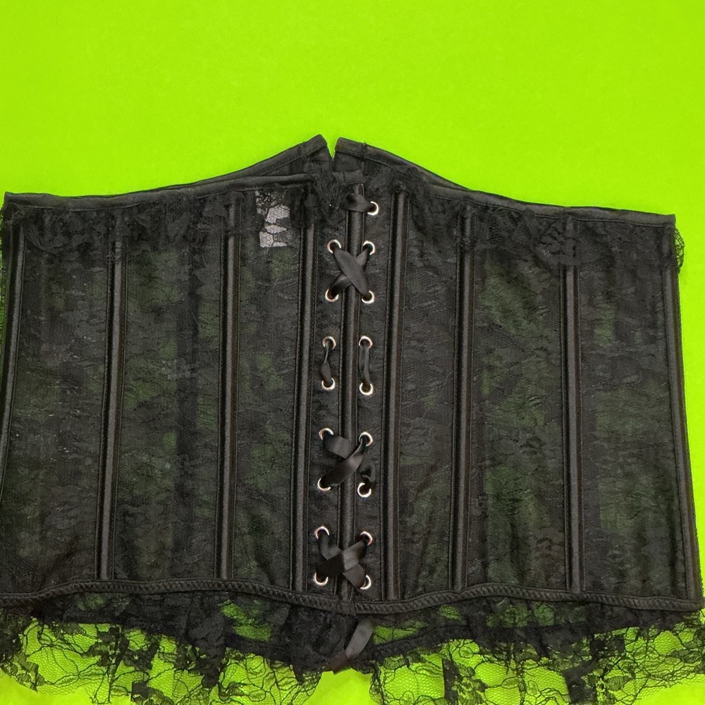 Black Lace Corset